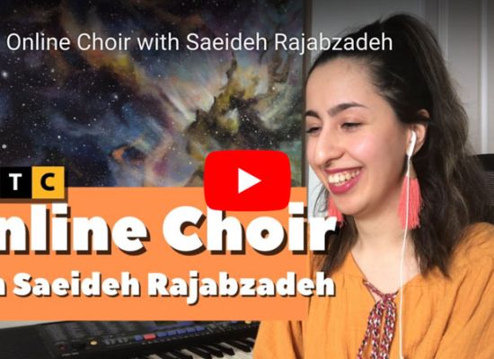 CBC Radio’s Ottawa Morning Interview, GCTC Choir as the largest virtual choir in Ottawa 4 online choir Saeideh Rajabzadeh 15ade710